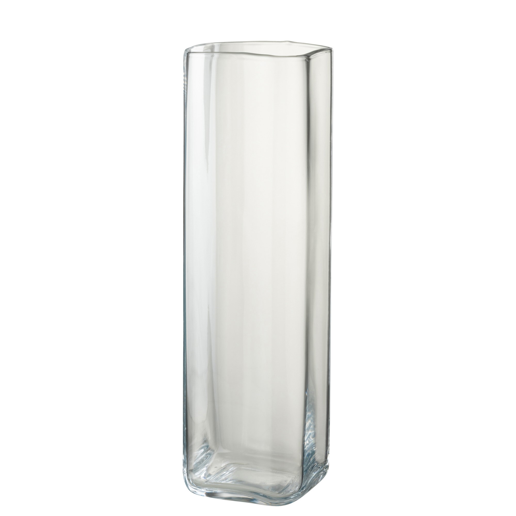 Vaso vetro RIGHT base quadrata 42H