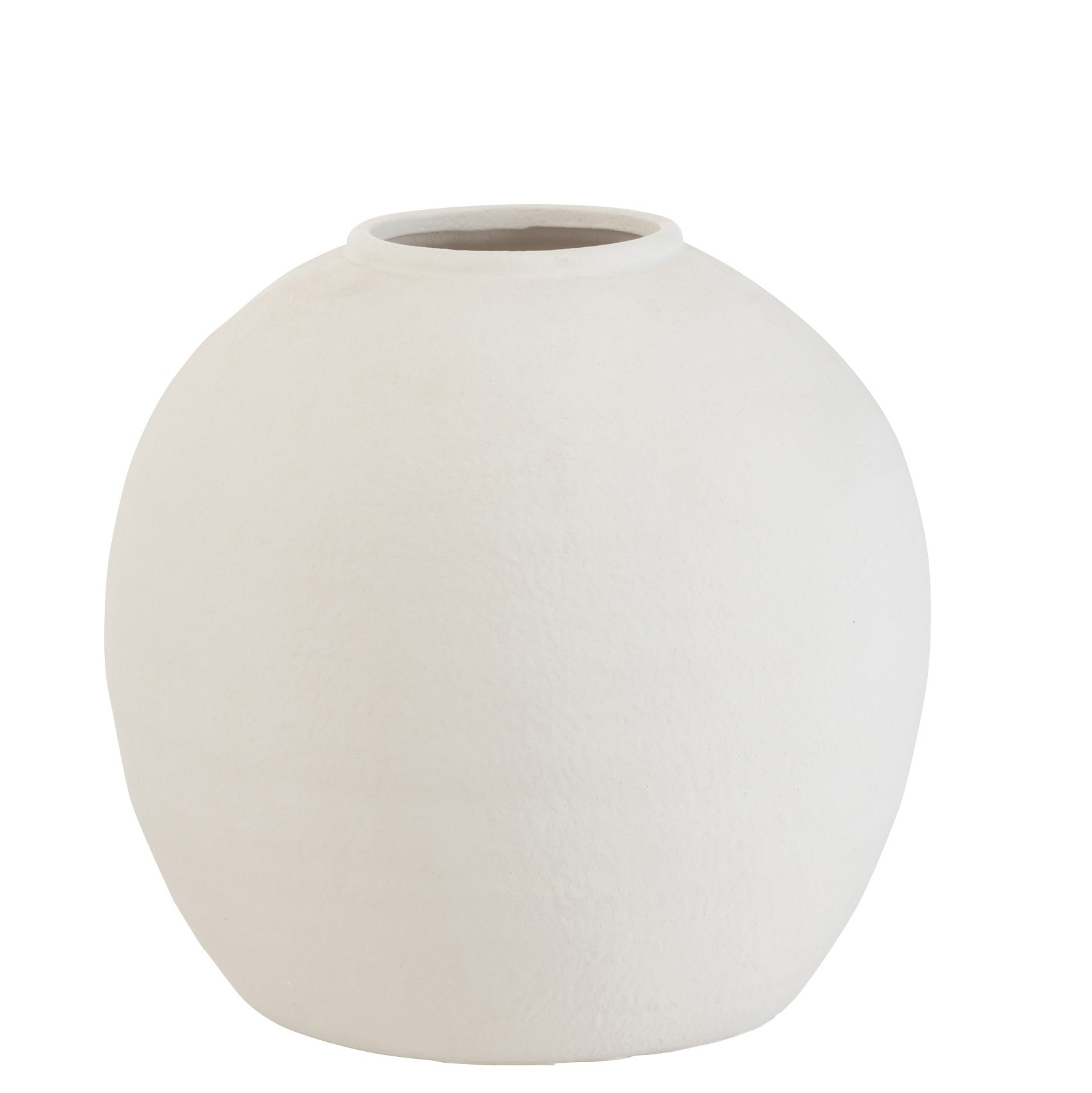 Vaso ceramica BIANCO bucciato 28h - ARTEMISIA Home Decor